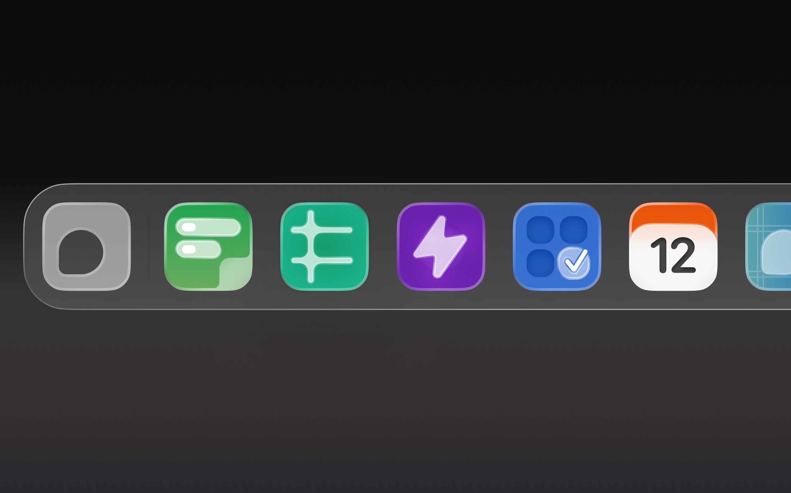 Default — app dock